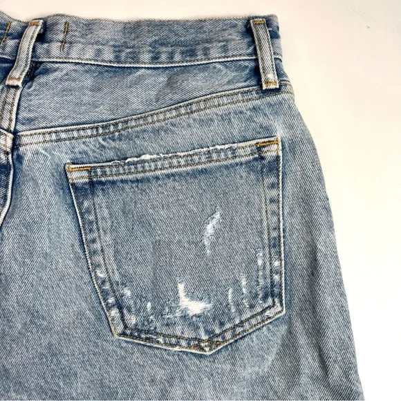 Agolde Parker Distressed Jean Shorts Size 26